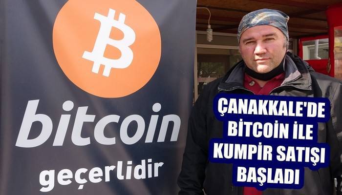 Çanakkale’de bitcoin ile kumpir satışı başladı (VİDEO)