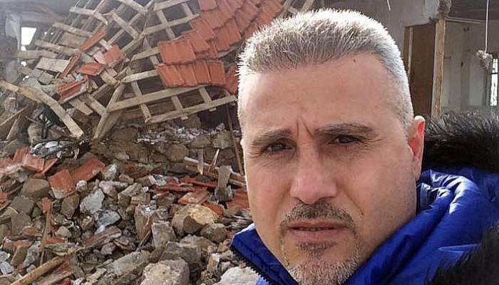 Papen Mustafa'dan depremzedelere geçmiş olsun ziyareti