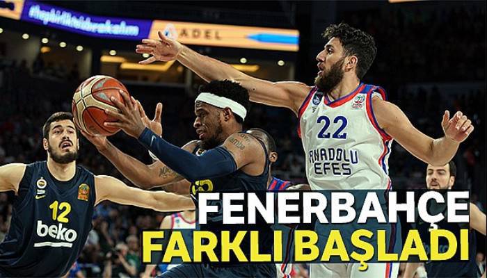 Fenerbahçe Beko final serisine çok farklı başladı
