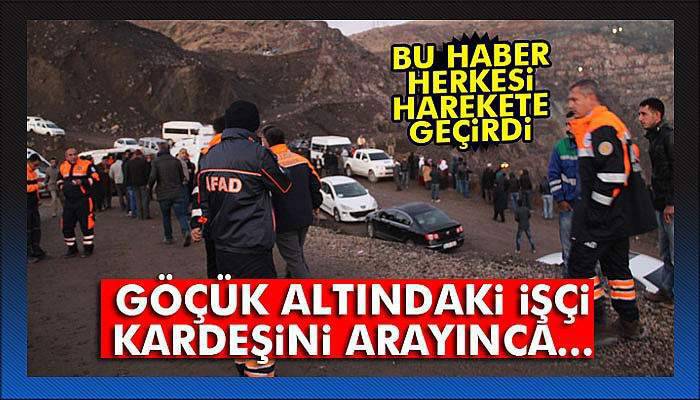 Toprak altında telefonla aradı iddiası