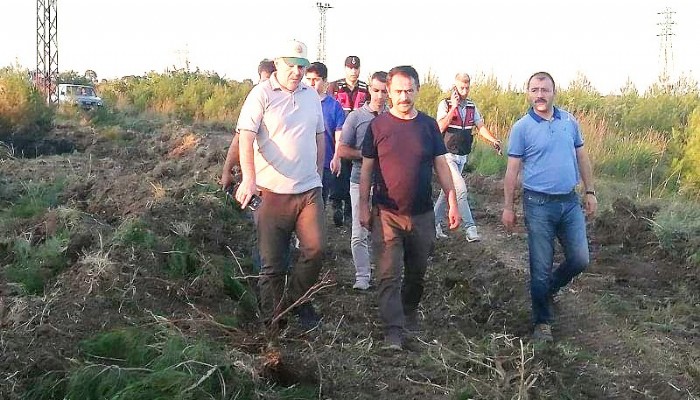 VALİ AKTAŞ DA YANGIN SÖNDÜRME ÇALIŞMALARINI YERİNDE TAKİP ETTİ