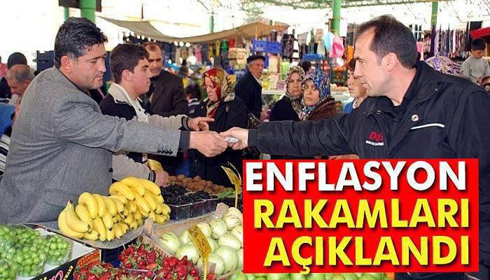 Enflasyon rakamları açıklandı