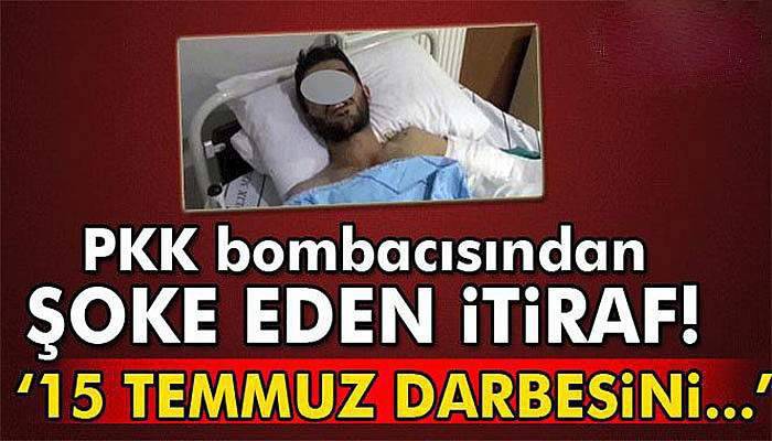 PKK'lı teröristin 15 Temmuz itirafı: “Darbe olacağını bize söylediler”