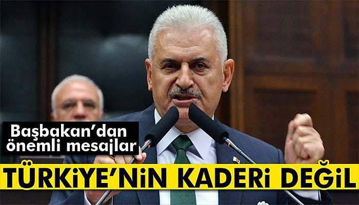 Başbakan Yıldırım: Terör Türkiye’nin kaderi değildir