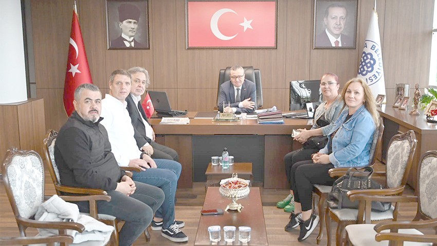 Boğaz Medya Yönetiminden Başkan Alper Şen'e Ziyaret