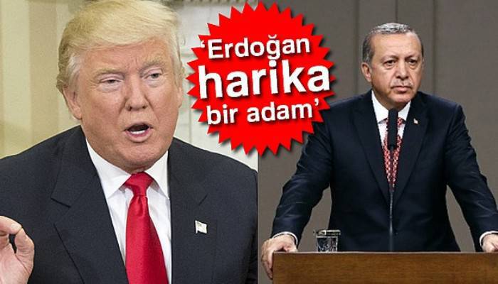  Trump’tan Erdoğan’a: “Harika bir adam”