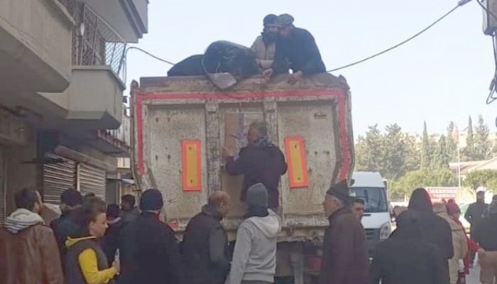 Çanakkale Belediyesi Yardım Kamyonları Deprem Bölgesine Ulaştı