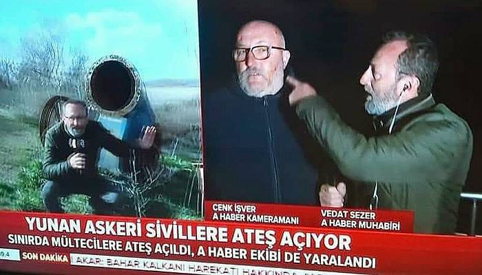Yunan askerleri mültecilere ateş açtı, Çanakkaleli gazeteciler yaralandı!