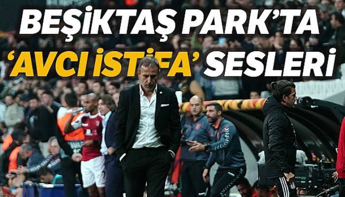 Beşiktaş Park'ta ‘Avcı istifa' sesleri