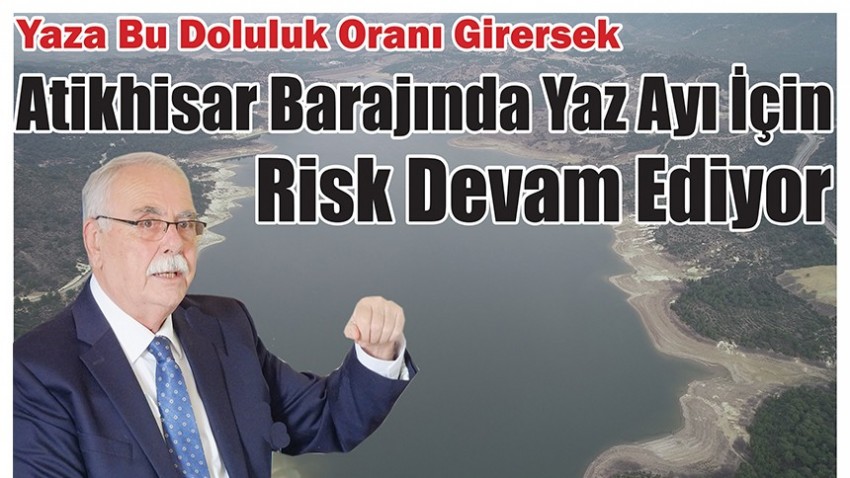 Atikhisar Barajında Yaz Ayı İçin Risk Devam Ediyor