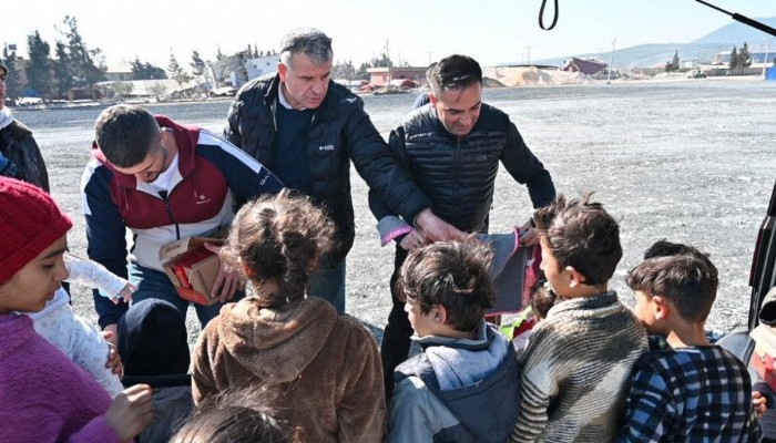 Biga ve Karabiga Belediye Başkanları Deprem Bölgesinde 