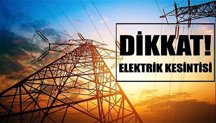  Lapseki'de elektrik kesintisi