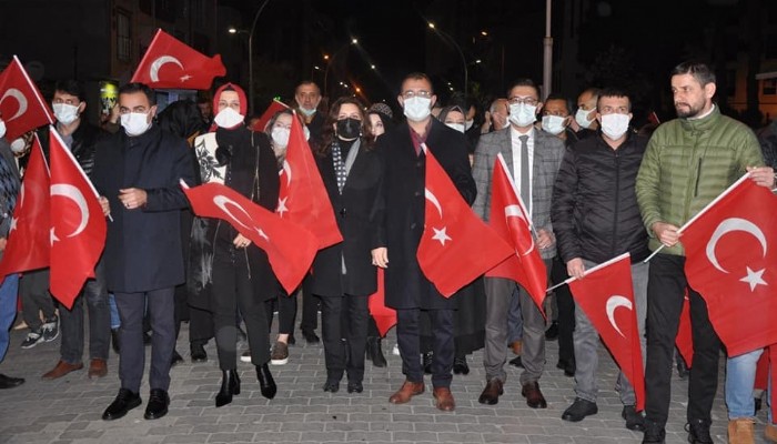 CUMHURİYET BAYRAMI İÇİN FENER ALAYI YAPILDI