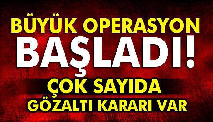 15 ilde büyük operasyon: 92 kişi hakkında gözaltı kararı