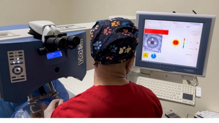 ÇOMÜ Hastanesi Göz Kliniğinde Excimer Lazer Cihazı İle Yeniden İşlemler Yapılmaya Başladı