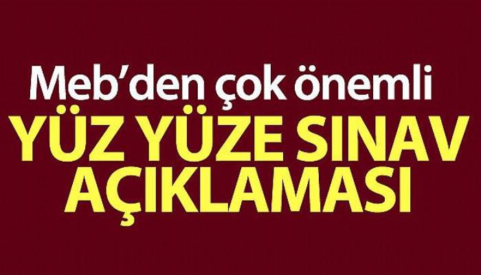 Milli Eğitim Bakanı Selçuk'tan yüz yüze eğitim açıklaması