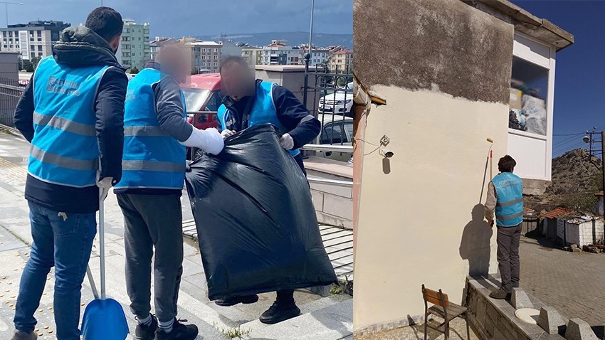 Yükümlüler Kamu Yararına Sahada, Hem Islah Hem Hizmet