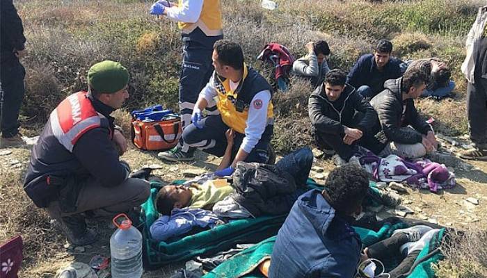 Çanakkale'de 146 kaçak göçmen yakalandı