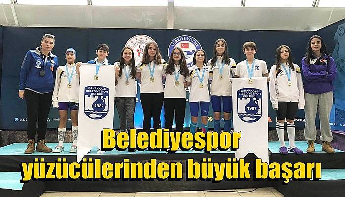 Belediyespor yüzücülerinden büyük başarı