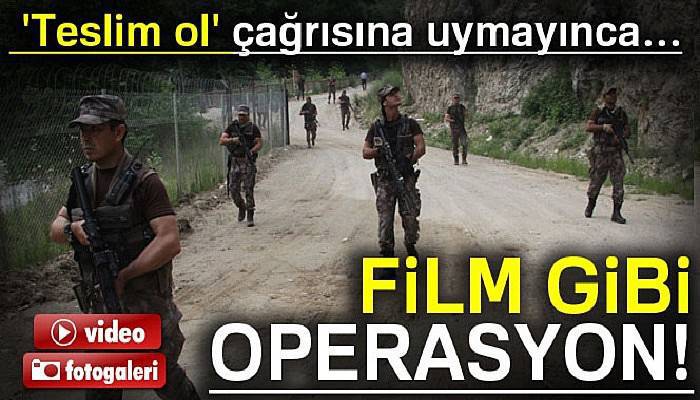 Özel harekat polisinin film gibi terör tatbikatı