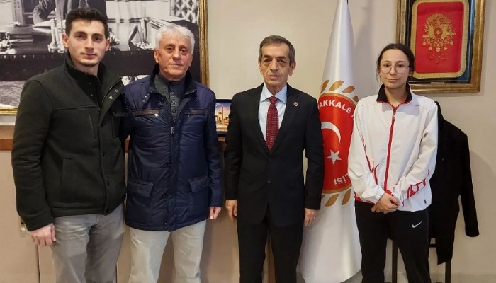 Taekwondo İl Temsilcisi Hasan Altunışık, Nejat Önder’i Ziyaret Etti