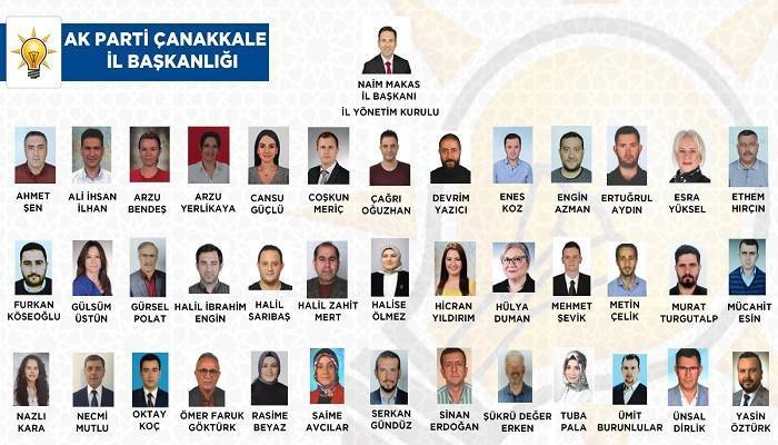 AK Parti İl Yönetim Kurulu Üyeleri tanıtıldı