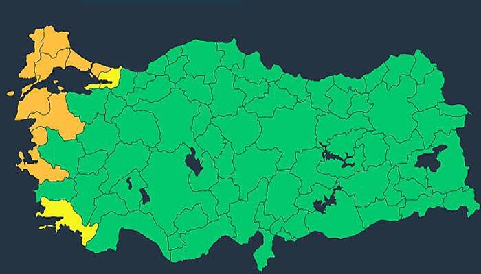 Meteorolojiden Çanakkale’ye turuncu uyarı!