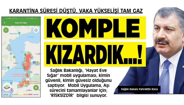 KARANTİNA SÜRESİ DÜŞTÜ, VAKA YÜKSELİŞİ TAM GAZ KOMPLE KIZARDIK...!