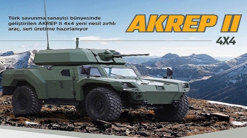 Türk zırhlısı AKREP II Seri Üretime Hazırlanıyor