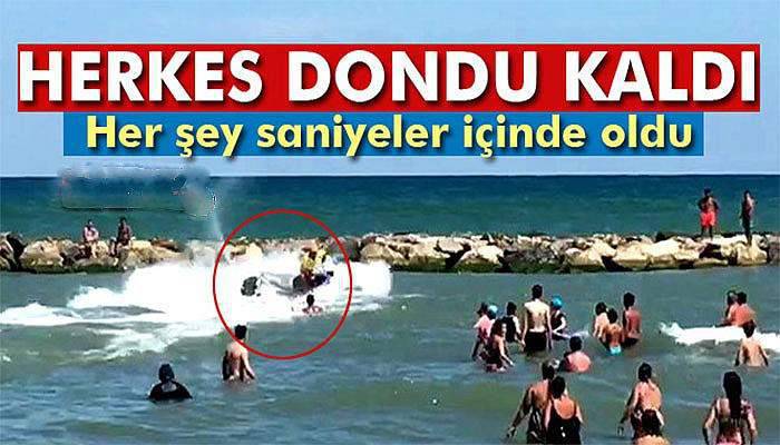 Denizde can pazarı! Her şey saniyeler içinde oldu