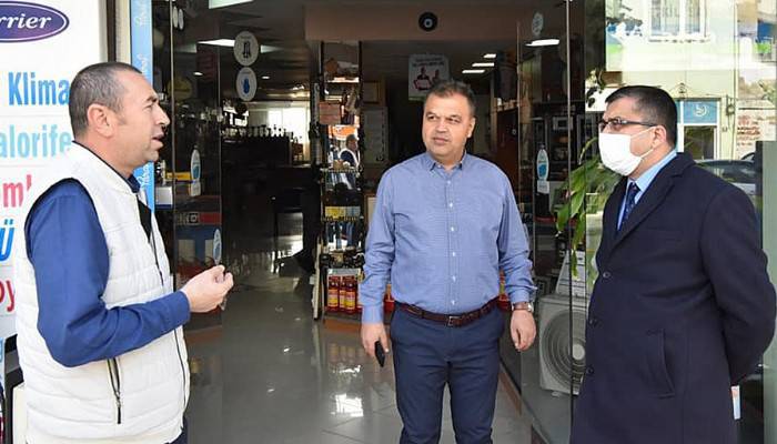 Öz’den esnafa ziyaret