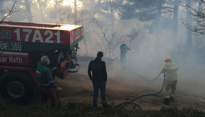  100 Hektarın Zarar Gördüğü Yangın 18 Saatte Kontrol Altına Alındı