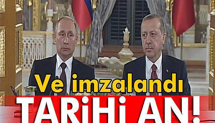 Türk Akımı anlaşması imzalandı