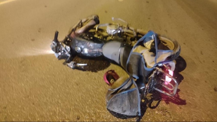 Çanakkale'de motosiklet kazası