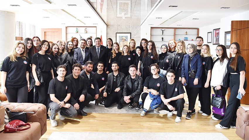 Başkan Erkek'e ziyaretler devam ediyor