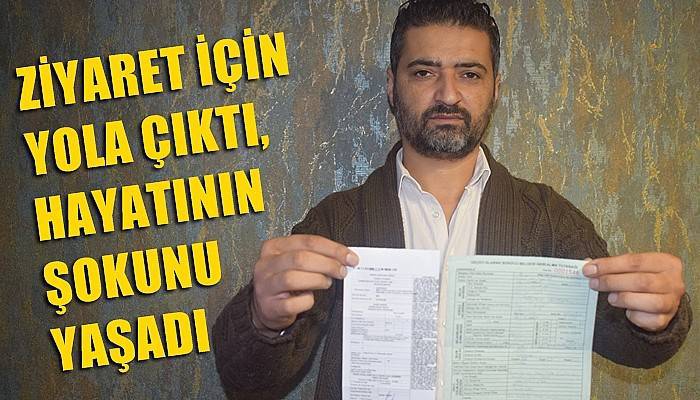 Ziyaret için yola çıktı, hayatının şokunu yaşadı (VİDEO)