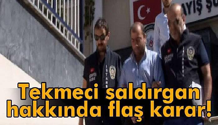 Tekmeci saldırgan yeniden gözaltında!