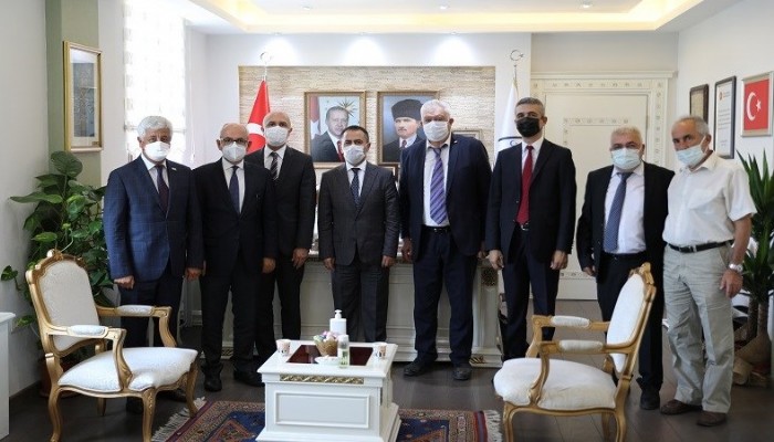 Madencilik Sektörü Temsilcileri Vali Aktaş’ı Ziyaret Etti