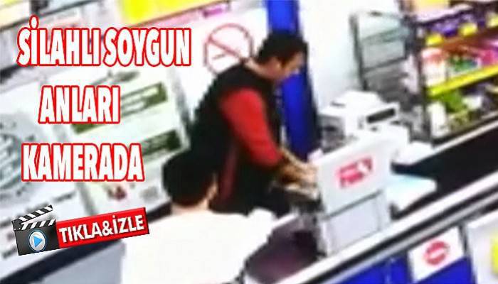 Biga'da silahlı soygun (VİDEO)