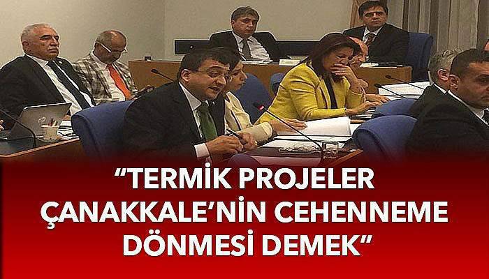 “Termik Projeler Çanakkale’nin Cehenneme Dönmesi Demek”