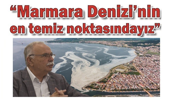 ÇANAKKALE KIRMIZI DEĞİL, YEŞİL: 'Marmara Denizi’nin en temiz noktasındayız'