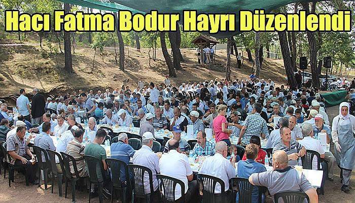 Çan ilçesinde, Hacı Fatma Bodur Hayrı Düzenlendi