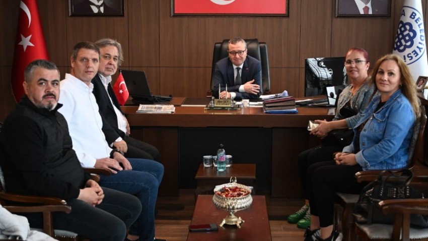 İsmet Akıncı’dan Biga Belediye Başkanı Alper Şen’e Ziyaret