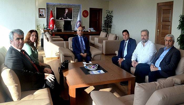 Çanakkale Türk Eğitim- Sen’den ÇOMÜ Rektörü Prof. Dr. Sedat Murat’a Ziyaret