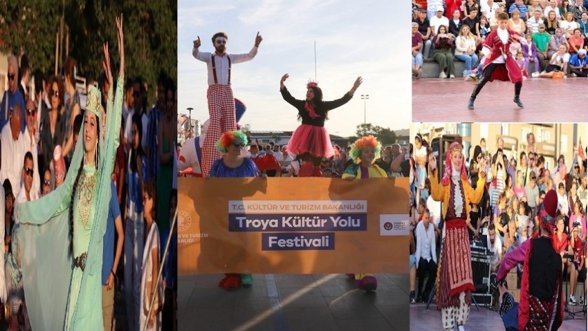 Troya Kültür Yolu Festivali Kortej Yürüyüşü İle Başladı