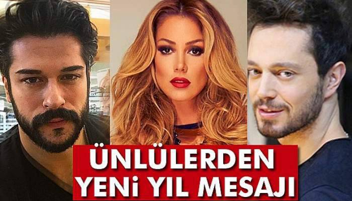 Ünlülerden yeni yıl mesajları