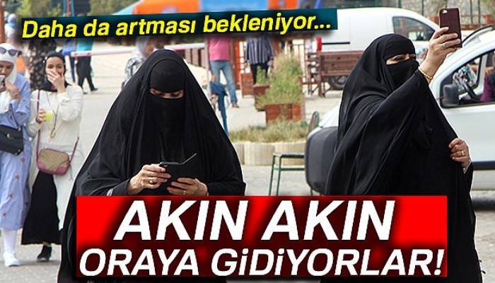 Arap turistler Uludağ'a akın etti