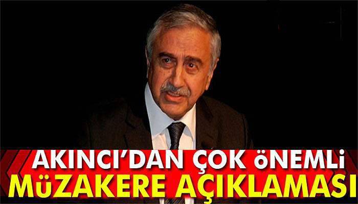 Akıncı: Hangi noktada olduğumuzun fotoğrafını çekeceğiz