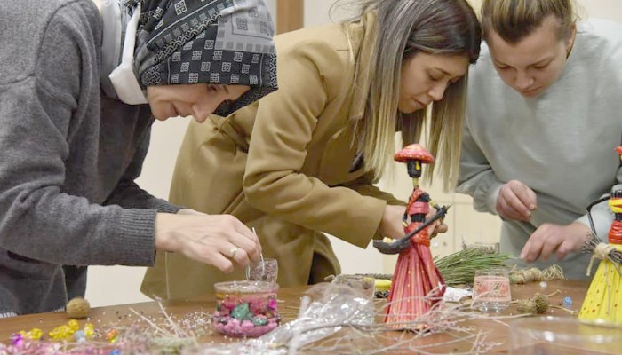 Çan Belediyesi Tarafından Düzenlenen Etkinlikte Kukulu Mum Yaptılar