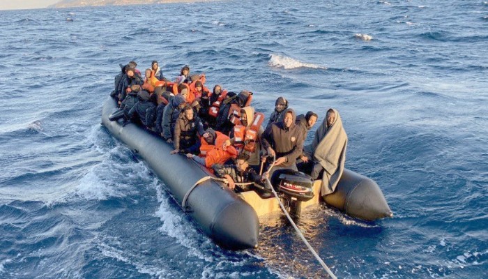 Çanakkale Açıklarında 46 Düzensiz Göçmen Kurtarılmıştır